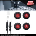 Wheel Kit for Honda Generator EU3000is (2003–2023) - Solid Never Flat Tires