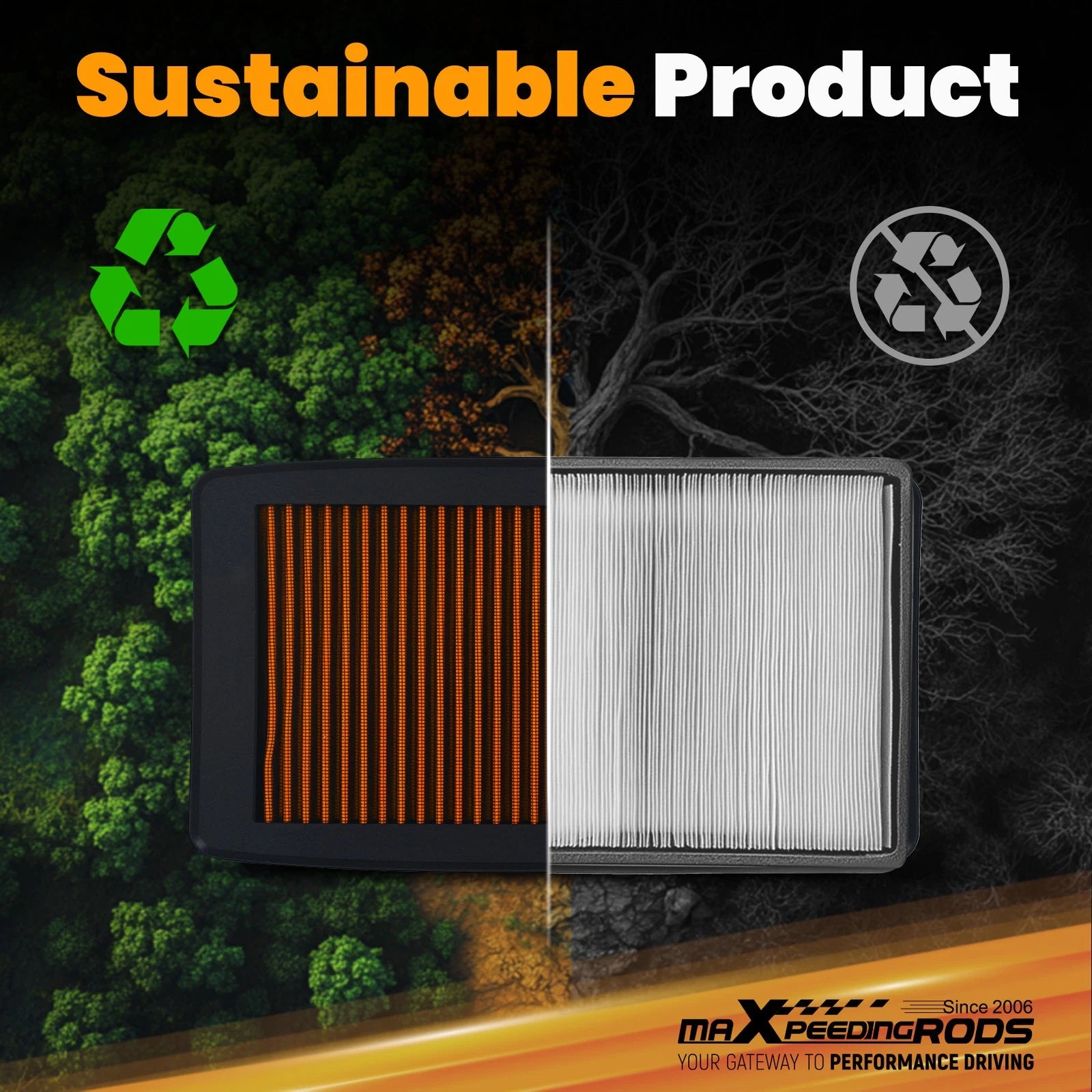 Engine Air Filter for Honda Odyssey, Pilot 3.5L (2005–2015) 17220RGLA00