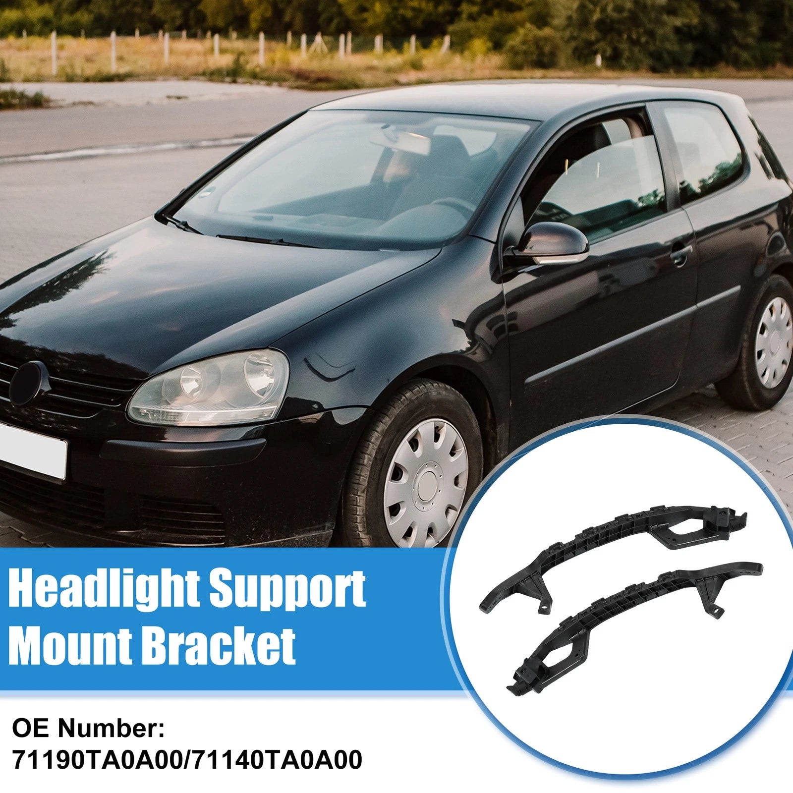 Headlight Bracket Support Pair for Honda Accord Sedan (2008–2012)