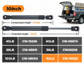 2pc Gas Struts Shocks Spring Support C16-09322 for Truck Tool Box Lid