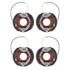 Set of 4 Electric Trailer Backing Plate Brake for Trailer Axle