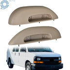 Set of 2 Tan Interior Door Armrests for 1996-2002 Chevy GMC Van