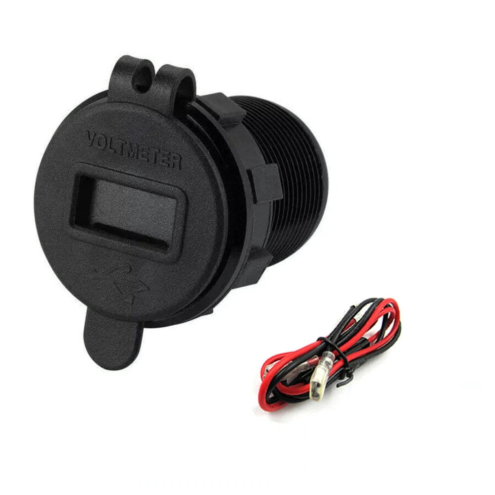 Dual Ports USB Charger for Car with 60cm Line Cigarette Lighter Socket