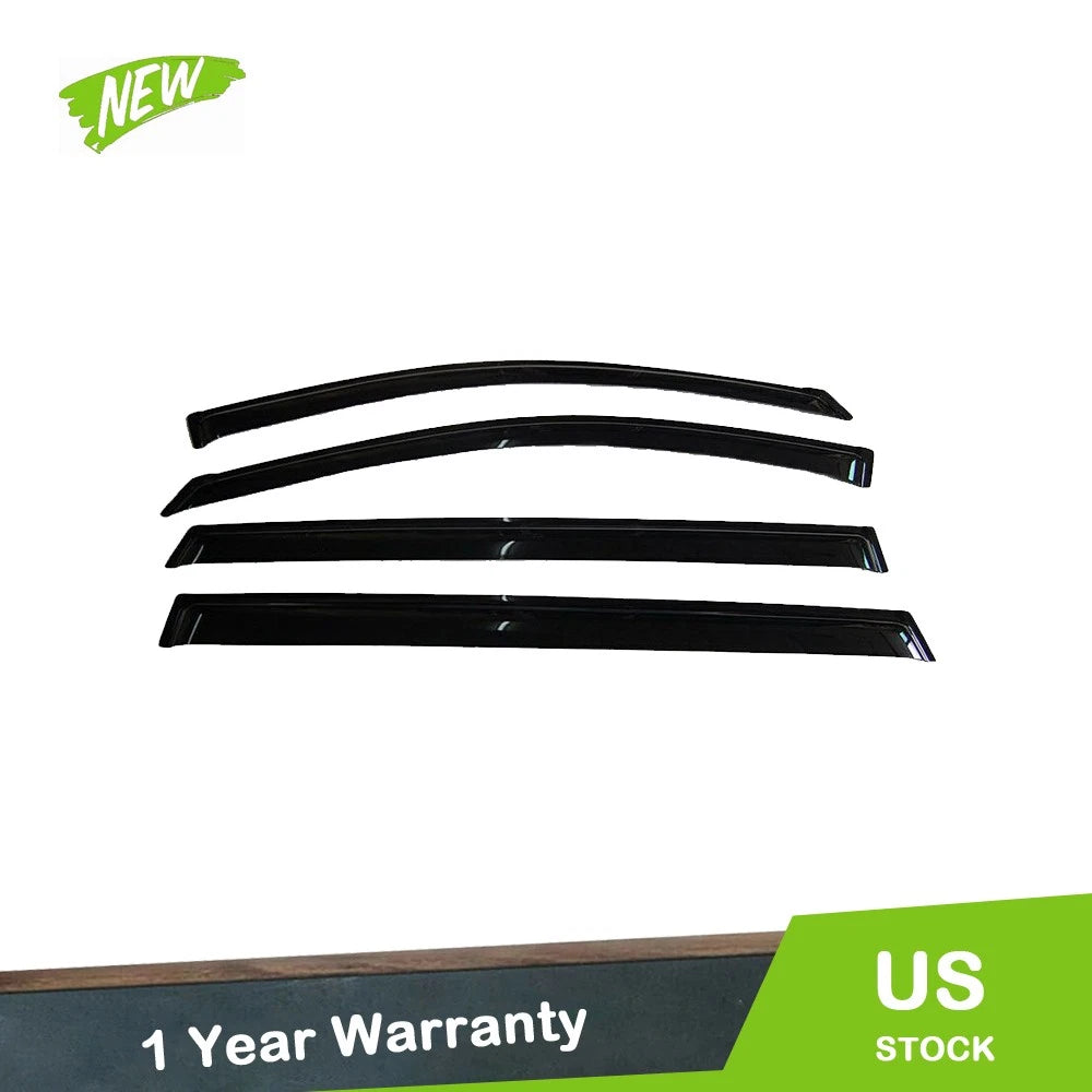Set of 4 Window Visors Rain Guard Shades for Toyota Sienna (2004–2009)