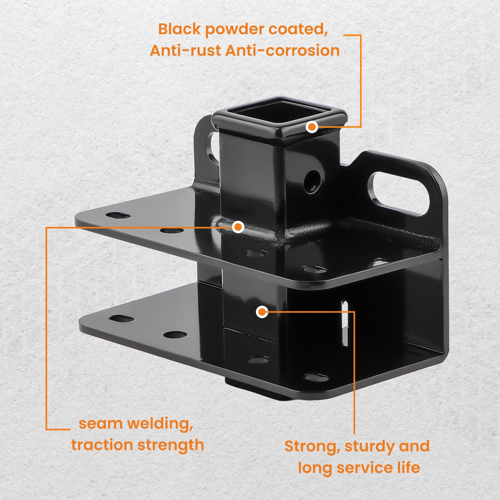 Class III Rear Trailer Hitch Receiver Kit for Ford Bronco (2021–2024)
