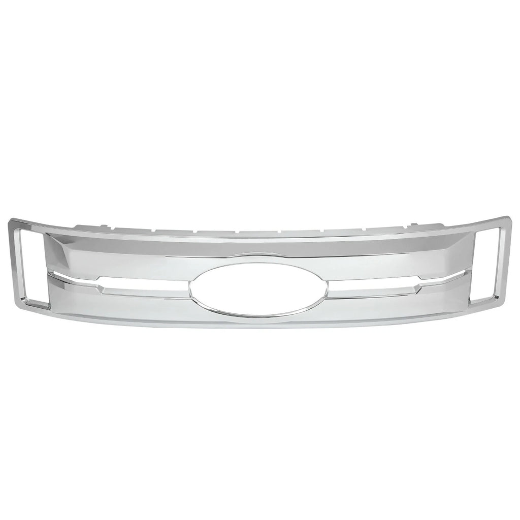 Chrome Grille Overlay for Ford F250 F350 F450 F550 XL (2017–2019)