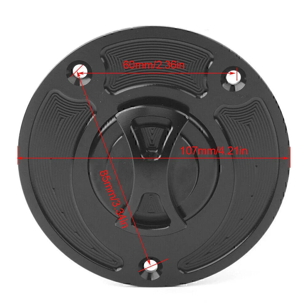 Fuel Gas Tank Cap Cover for Suzuki GSXR600 750 1000 SV650S SV1000 GSXR 300