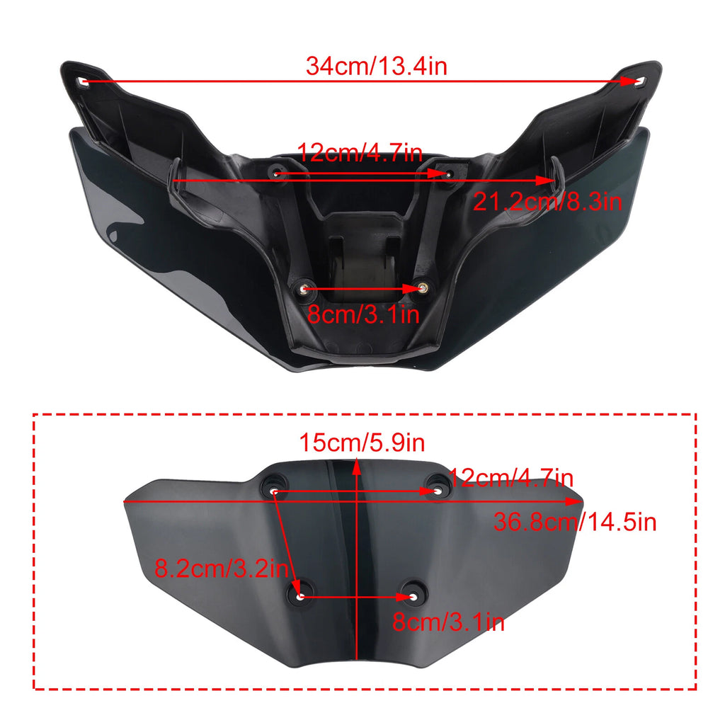 ABS Windshield for Yamaha MT-09/SP (2024–2025) A94