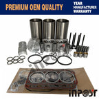 Overhaul Rebuild Kit for Yanmar 3TNV88 (Hitachi ZX35U-2, Takeuchi TB135 TB235 TB250)
