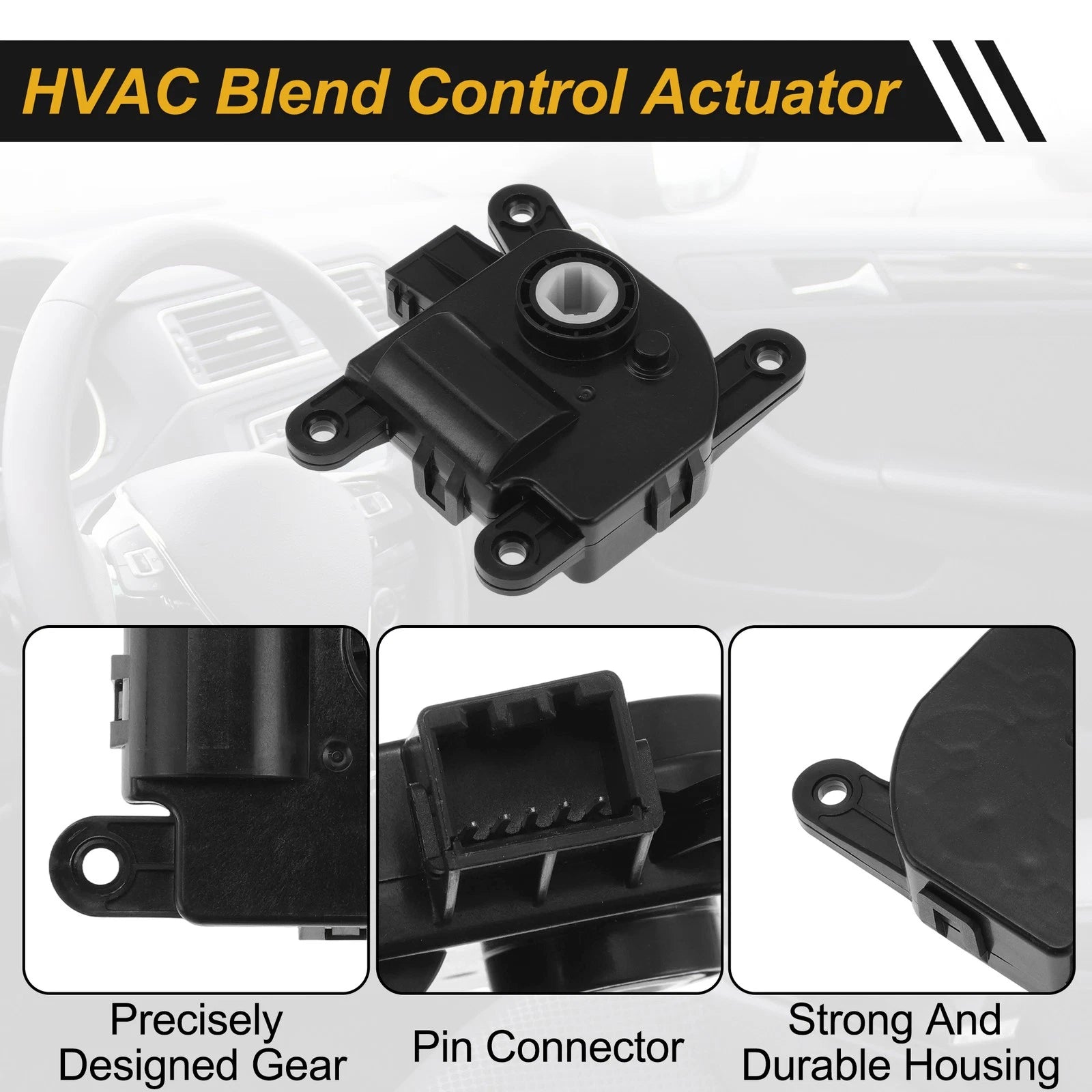 HVAC Heater Blend Door Actuator for Hyundai Tucson (2016–2021) No. 971573T000
