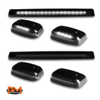 3Pcs Cab Roof Running Light Smoked Housing White LED for Silverado/Sierra (2007–2013)