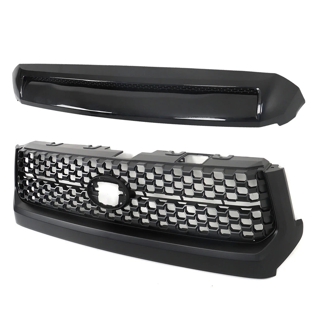 Set of 2 Front Grille & Hood Bulge Moldings for Toyota Tundra (2014–2020)