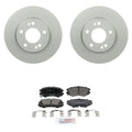 Front Rotors & Ceramic Disc Brake Pad Kit for Hyundai Sonata (2011–2019)