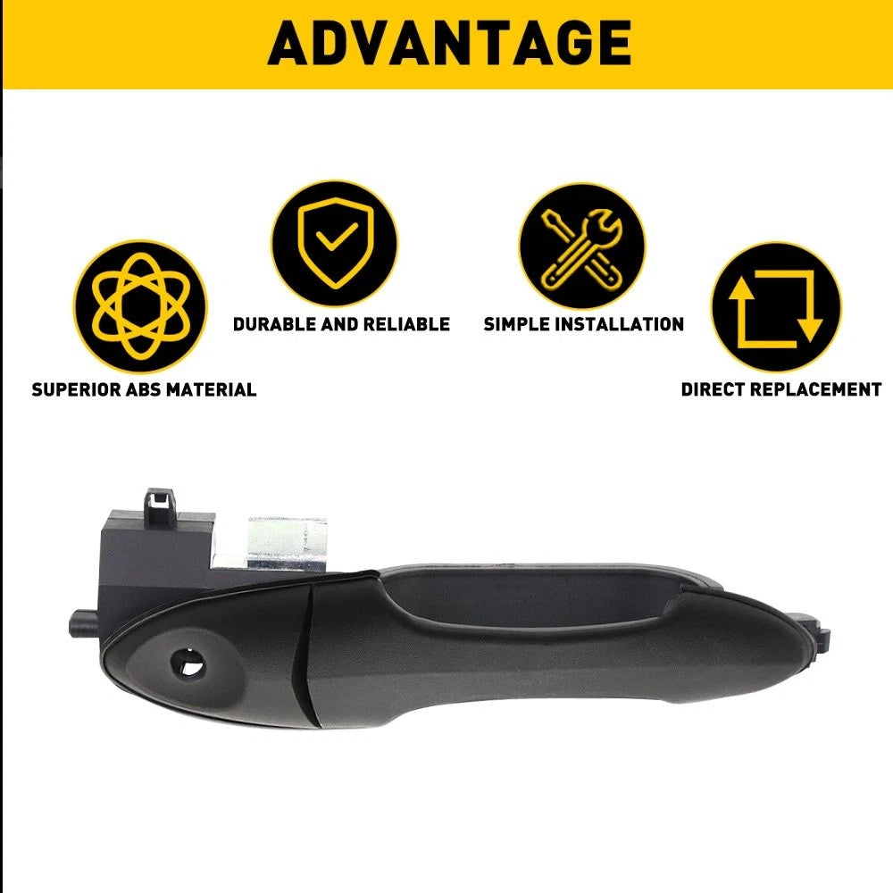 Door Handle for Ford Focus (2000–2007) Front Left/Right Black FO1310142