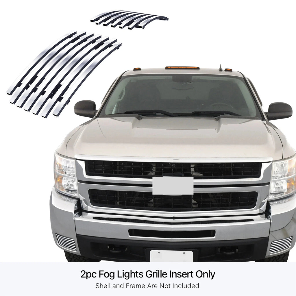 Chrome Billet Grille Insert for Chevy Silverado 1500/2500 (2007-2010)