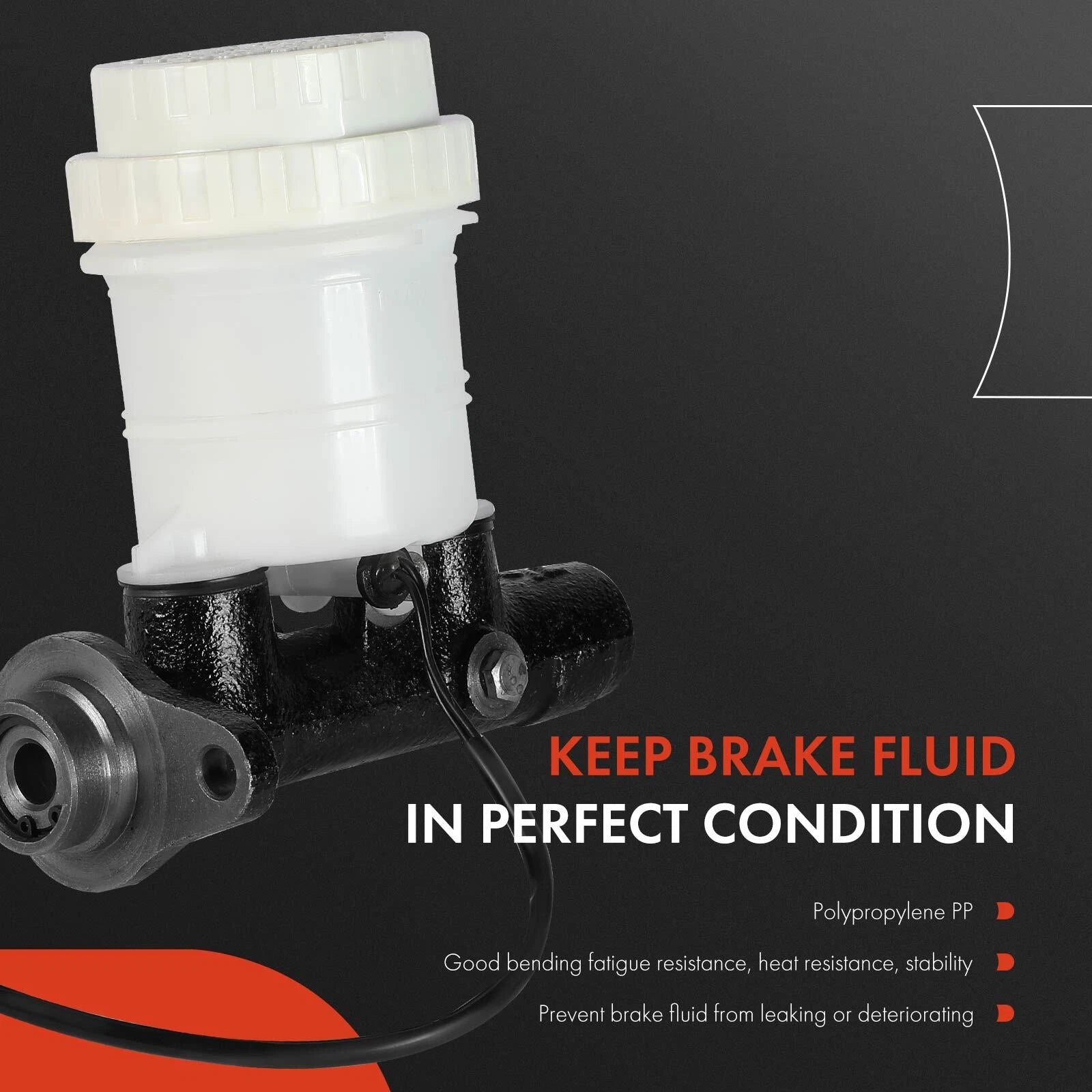 Brake Master Cylinder with Reservoir for Dodge Raider (1987)