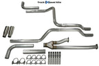 2.5" Dual Exhaust Kit for Tundra (2009–2013) No Muffler Side Rolled Tip