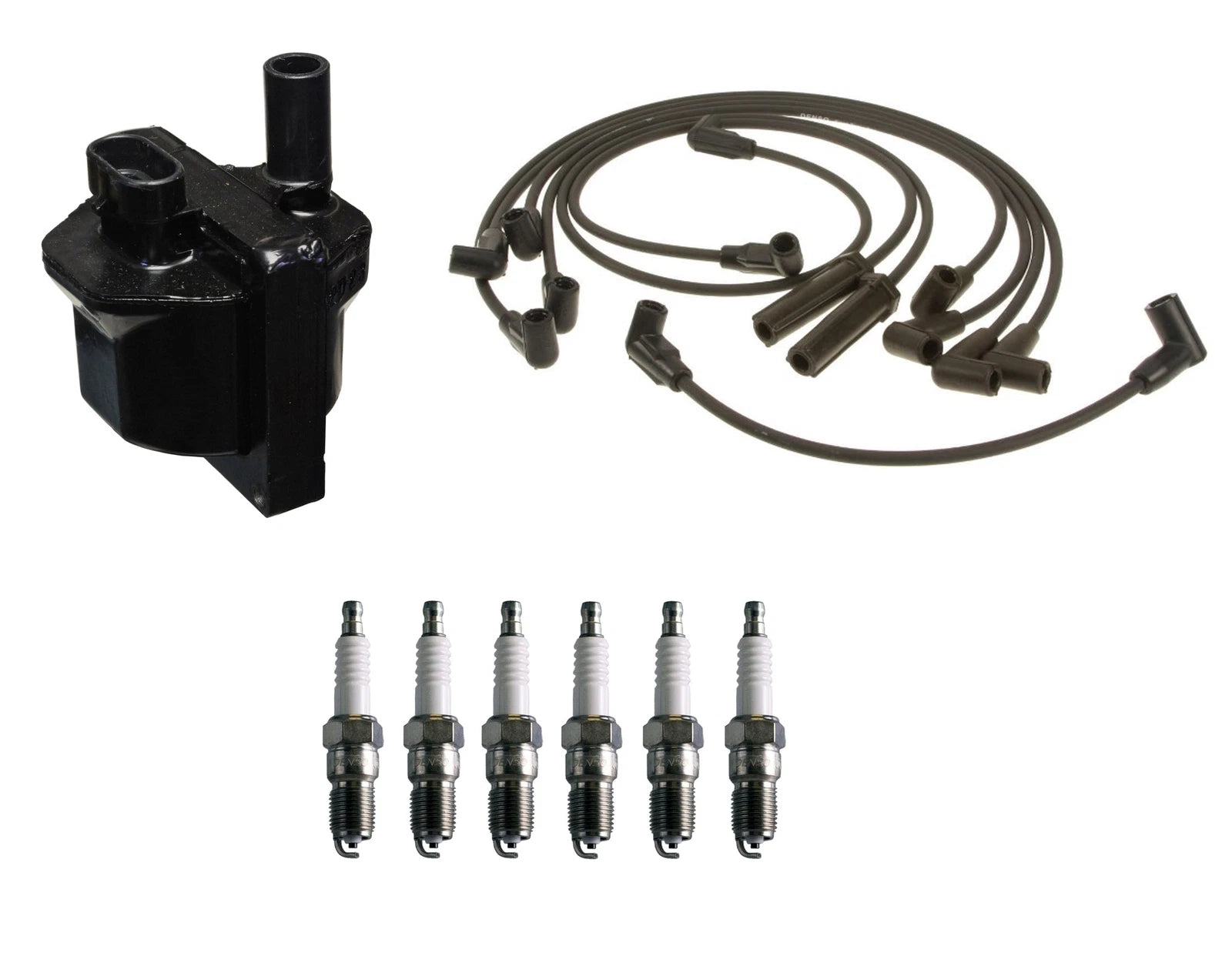 Denso Ignition Coil & Wire Set for Chevy 4.3L V6 (1996–2002)
