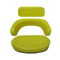 3-Pc Yellow Seat Cushion Set for John Deere (Replaces AR30790)