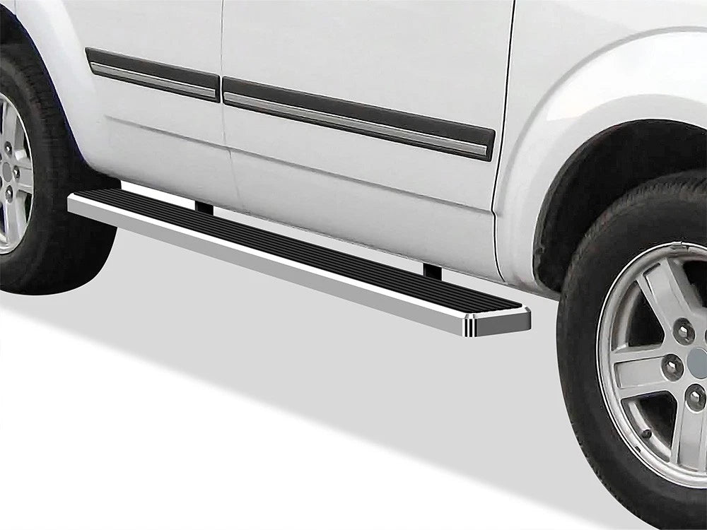 Set of 2 Stainless Steel Running Boards for Dodge Durango (2004–2010)