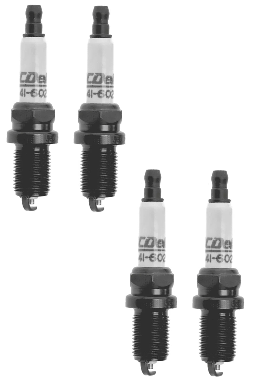 Set of 4 Spark Plugs for Chevy Metro, Tracker, Geo Storm, Isuzu Rodeo (L4)