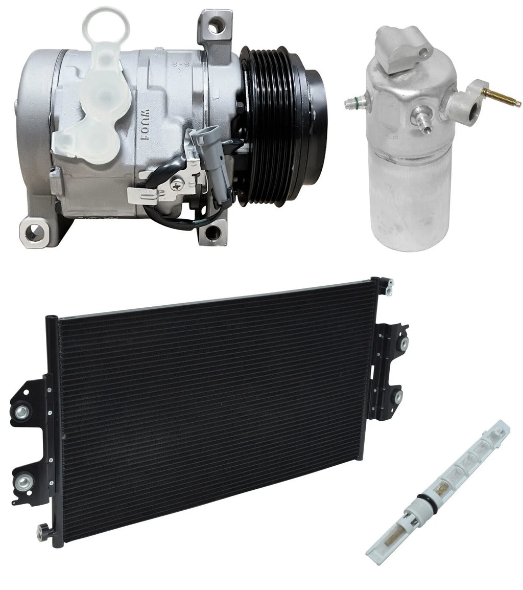 AC Compressor Kit With Condenser for Chevrolet Express 3500 6.6L (2011–2011)