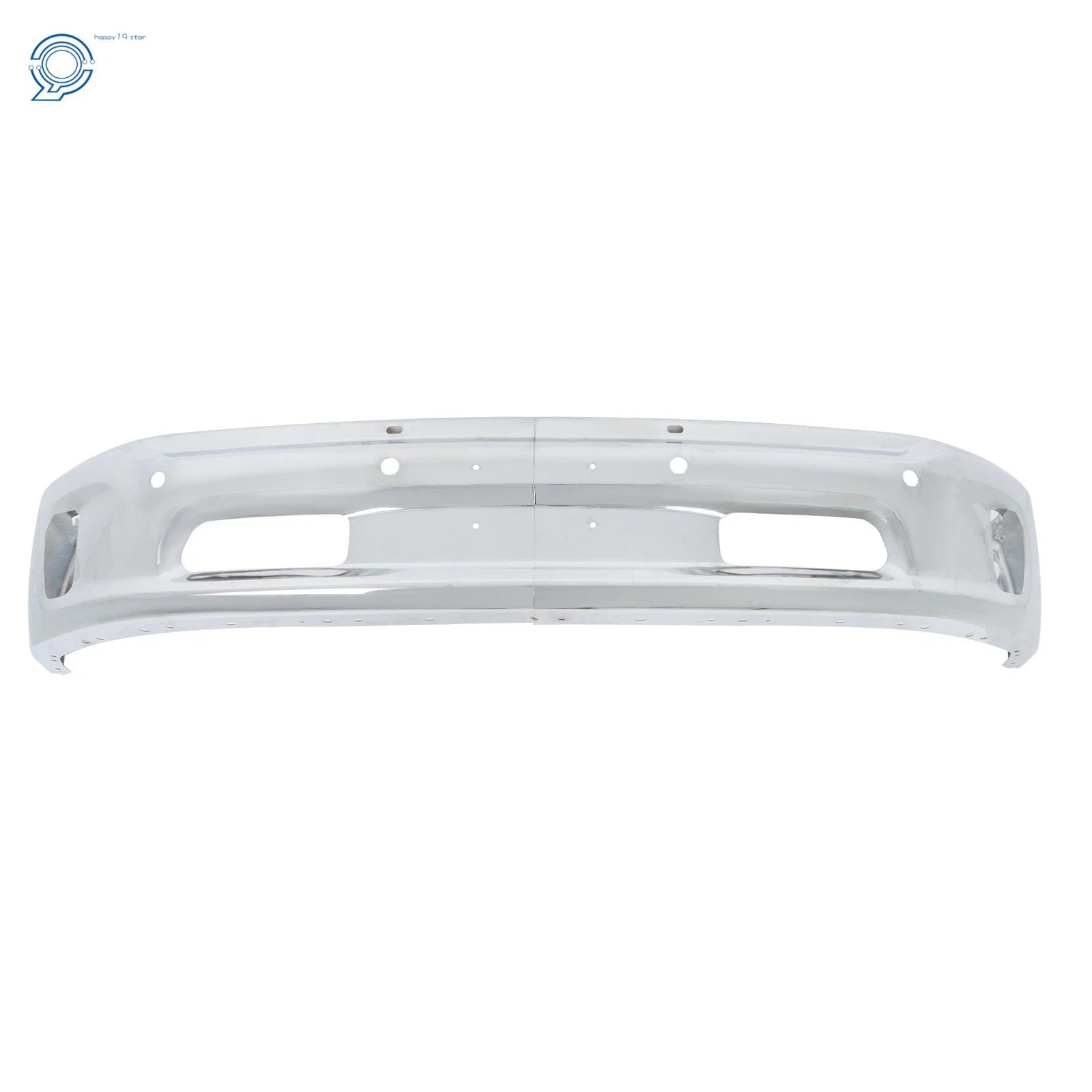 Chrome Front Bumper for RAM 1500 (2013–2018) with Sensor Holes