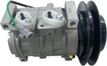 A/C Compressor 10S13C for John Deere 75G 85G 135G 210G 2154G 2654G 3154G (–)