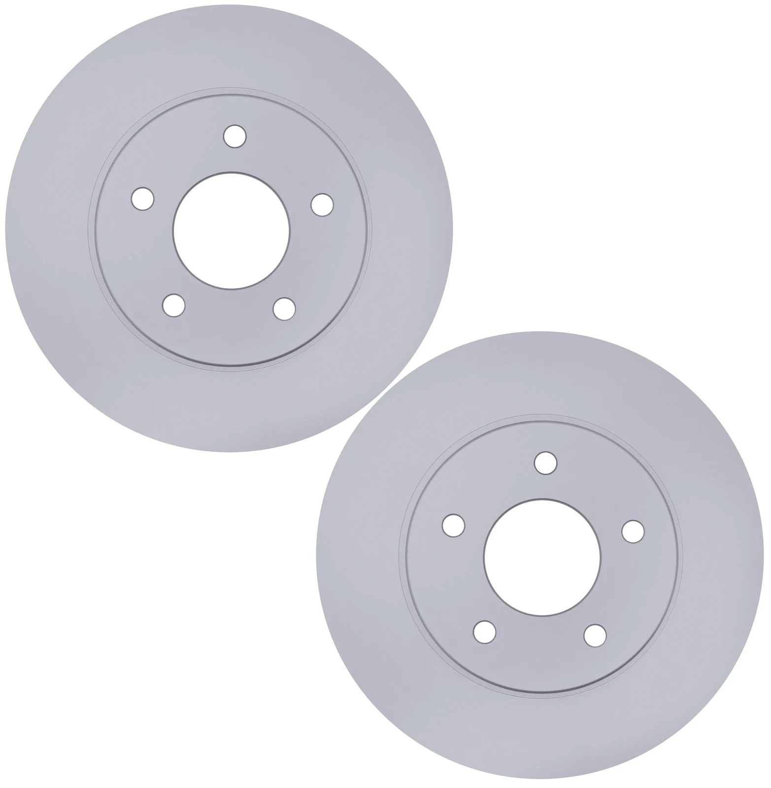 Set of 2 Front Coated Disc Brake Rotors for Chevy Equinox, Saturn Vue (2005–2014)