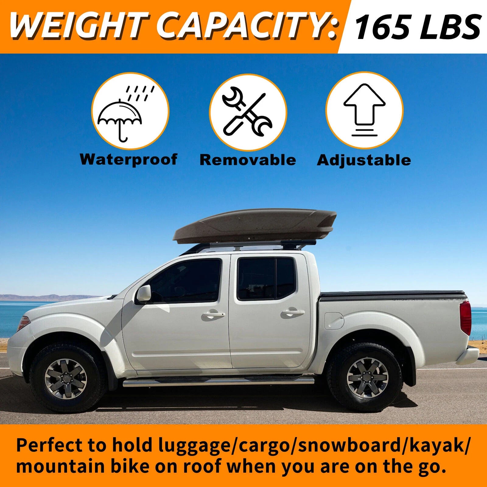 Roof Rack Rail Luggage Carrier for Nissan Frontier (2005–2022)