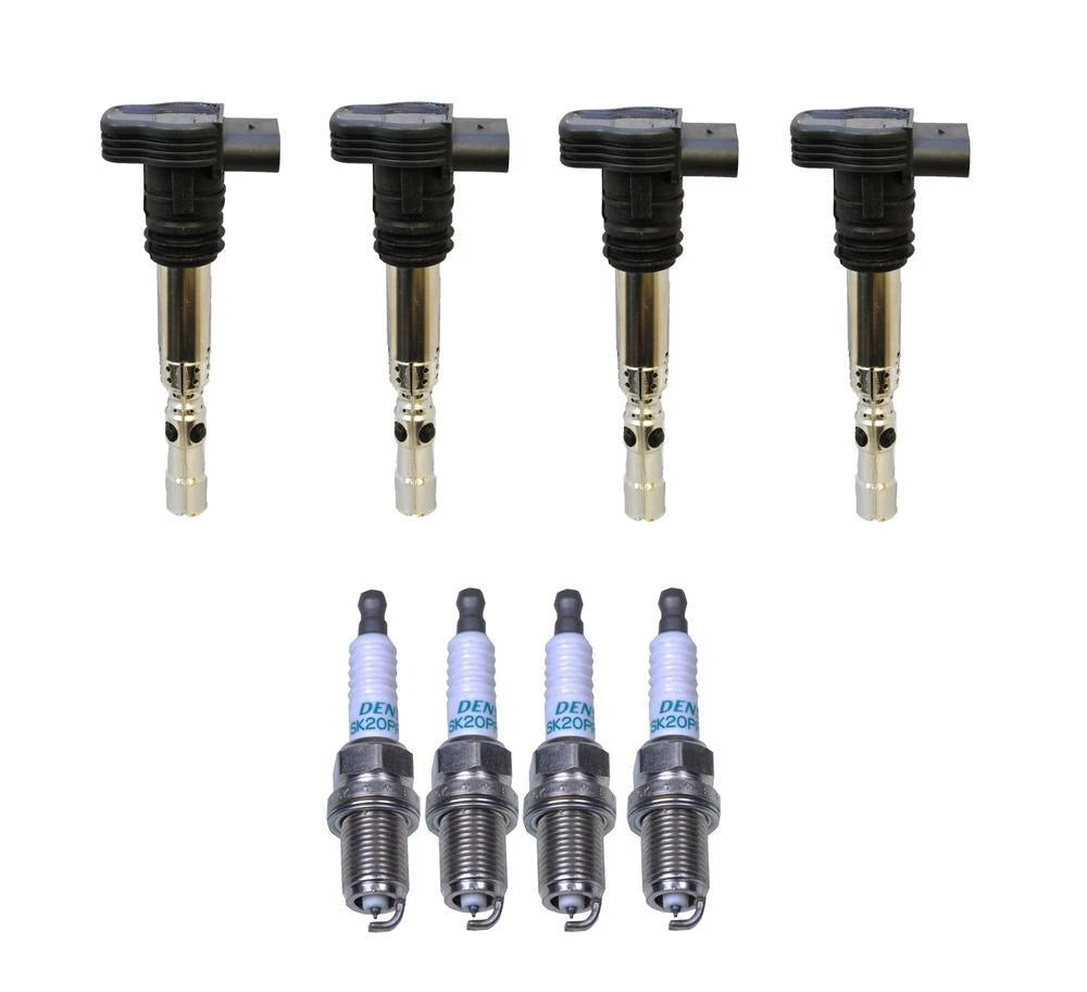 Set of 4 Denso Ignition Coils for Iridium Long Life (Gap 0.032)