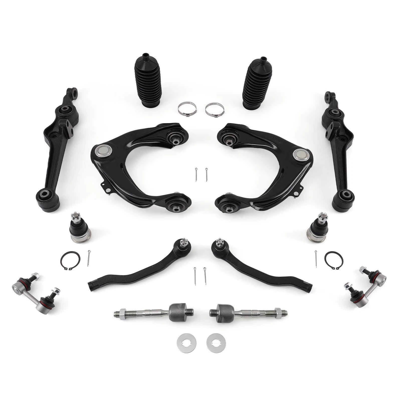 Front Control Arms w/ Ball Joint Sway Bar Tie Rods for Honda Accord (1998–2002)