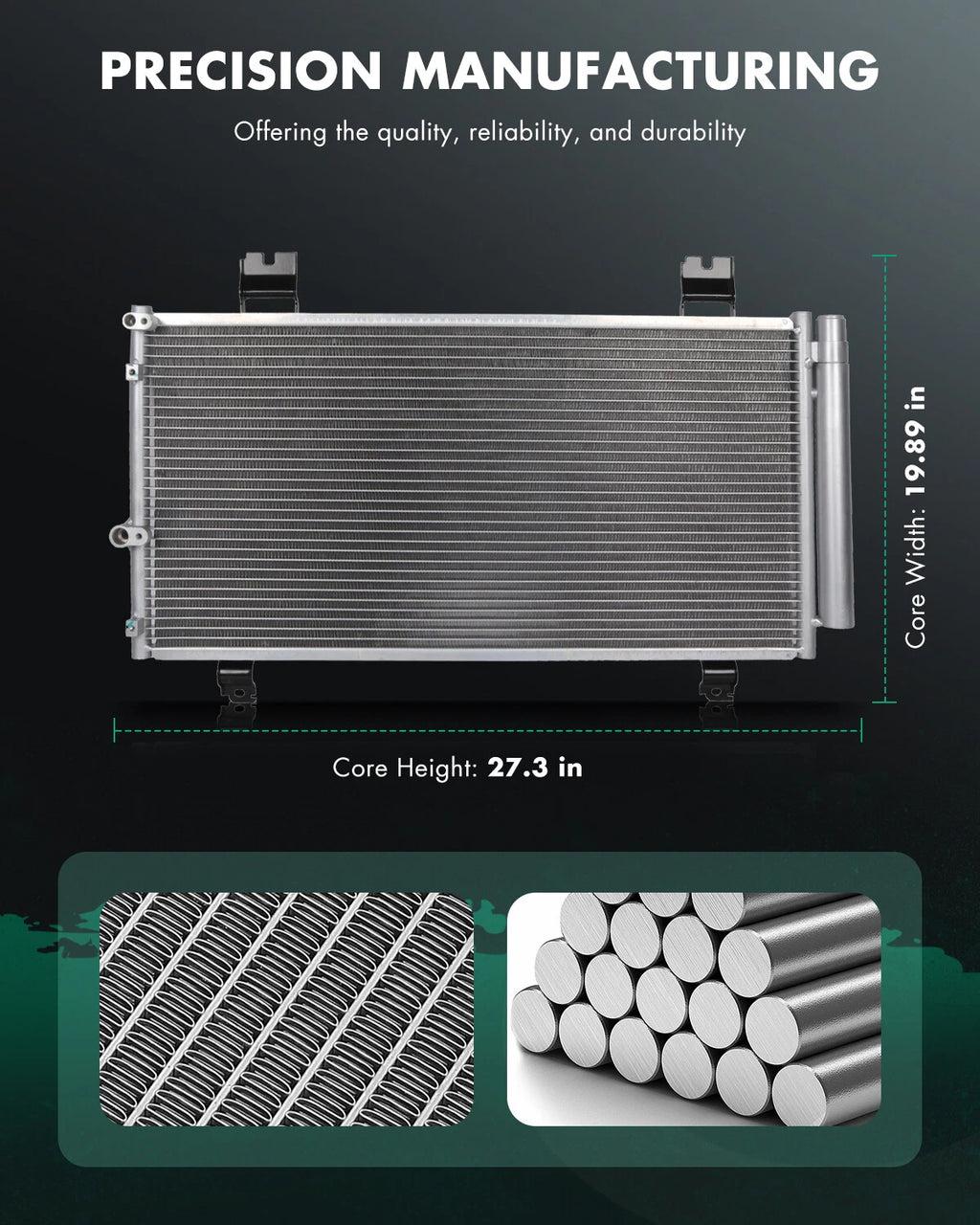 Aluminum AC Condenser 3523 for Lexus IS250 IS350 (2006–2015)