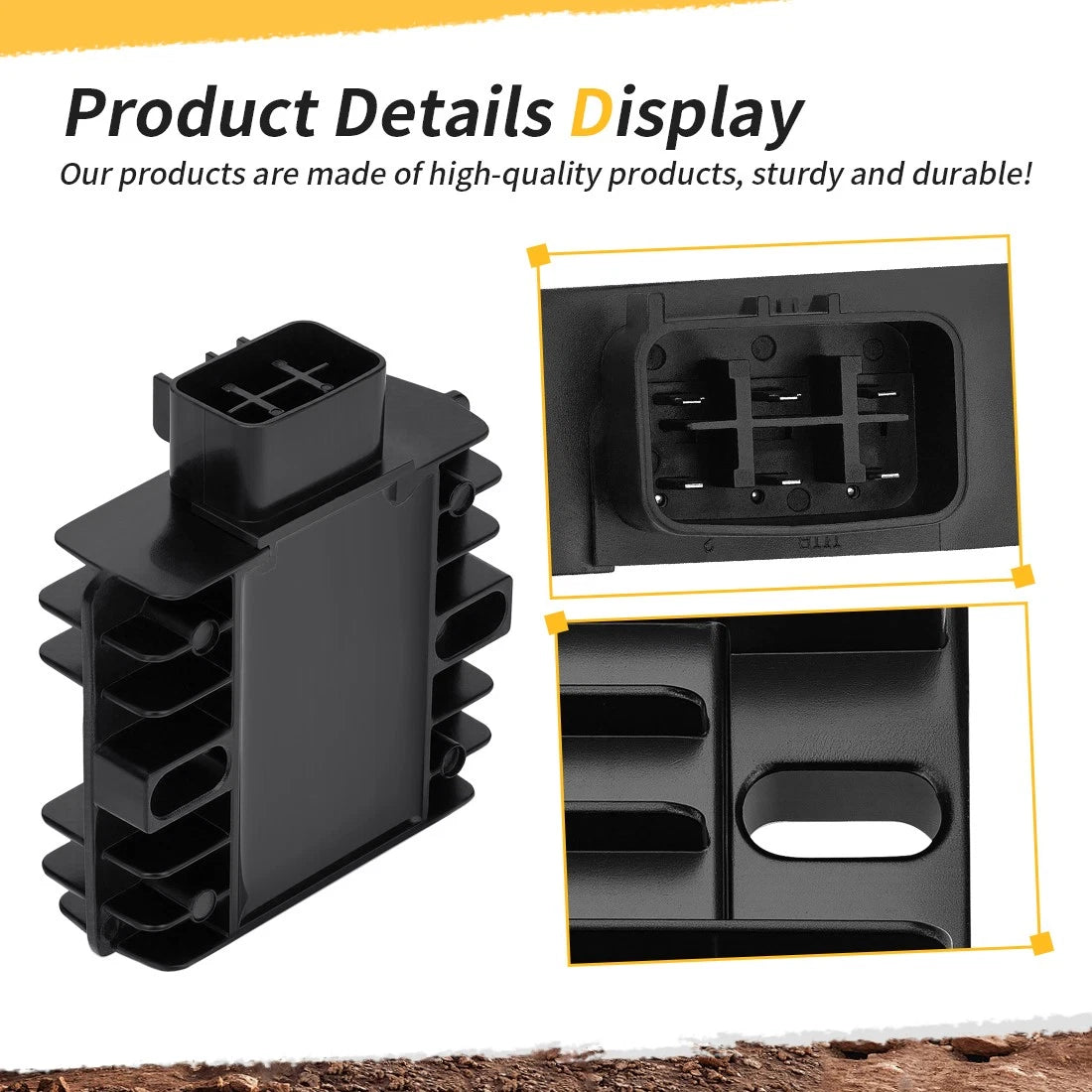 Set of 10 Regulator Rectifier 6 Pins for Kawasaki KAF400 Mule 610 4x4 (2009–2016)