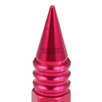 20 PCS M12X1.5 107MM Tall Pink Aluminum Spiked Lug Nuts + Adapter