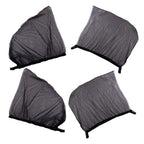 4pcs Car Side Window Mesh Shades UV Privacy Screen for SUV