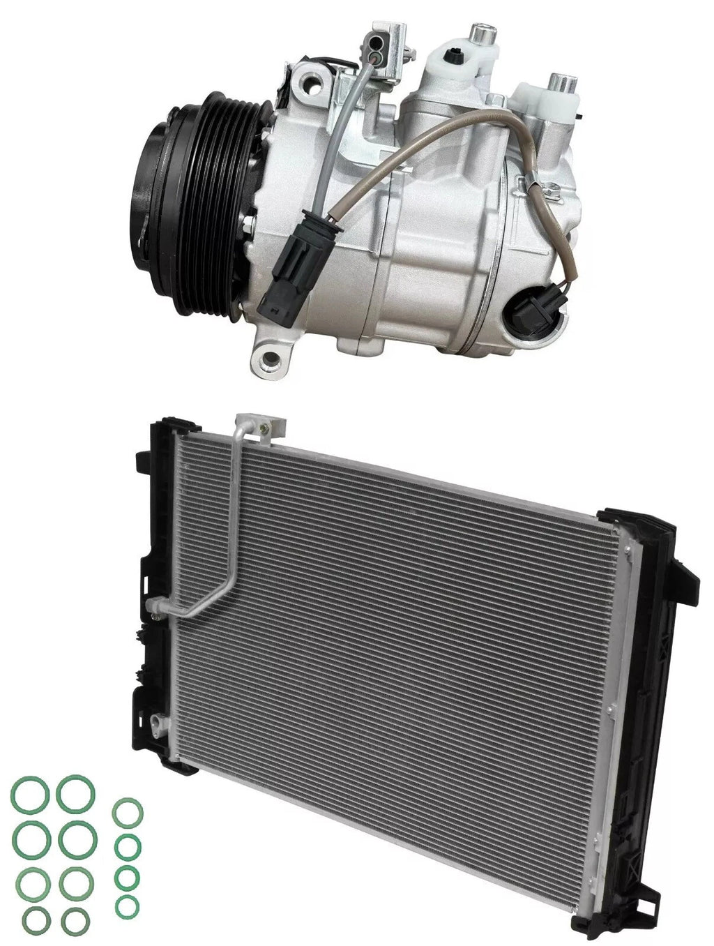 AC Compressor Kit with Condenser for Mercedes GLK250 2.1L (2014)