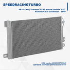 Aluminum A/C Condenser for Chevrolet Traverse, Buick Enclave (2007–2017) 3649
