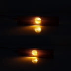 Amber Front Side Marker Light Lens with LED for Jeep Wrangler YJ (1987–1995)