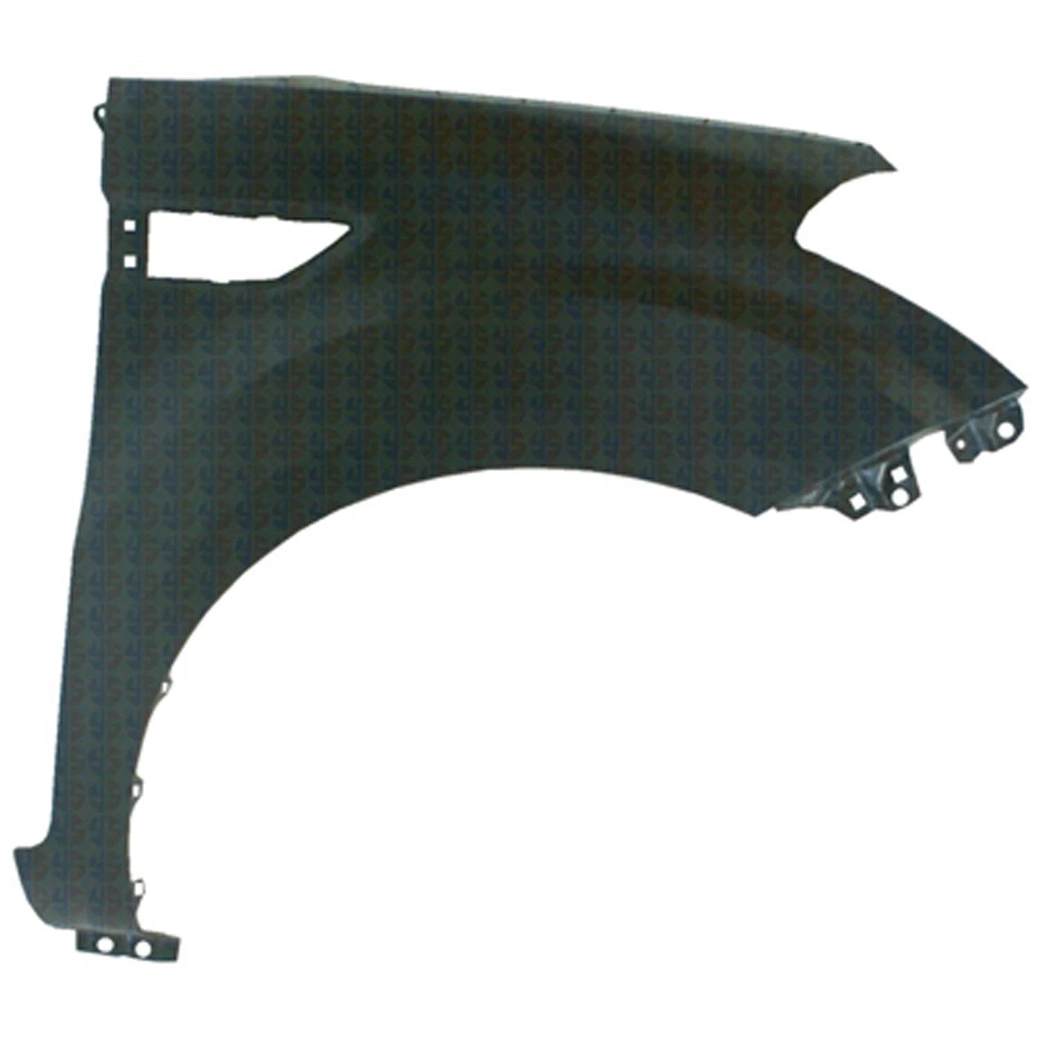 Replacement Steel Passenger Side Front Fender w/o Rocker Molding Holes