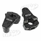 2X 7/8" CNC Handlebar Mount Clamp Riser for Honda Yamaha Suzuki Kawasaki BMW