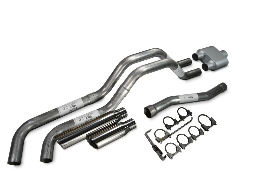 Dual Exhaust 2.5" Side Exit Muffler for Nissan Titan (2004–2006)