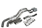 Dual Exhaust 2.5" Side Exit Muffler for Nissan Titan (2004–2006)