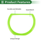 4 x Car Headlight Trim Bezels for Dodge Challenger (2015-2024) Light Green