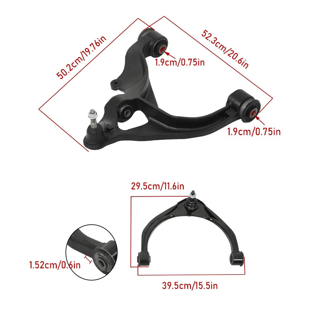 Control Arms Suspension Kit for Dodge Ram 1500 5-Lug 4WD (2002–2008)