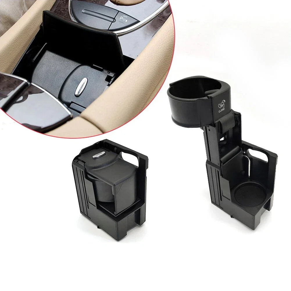 Centre Console Cup Holder / Black ABS for MB W211 W219 CLS (2002���2011)