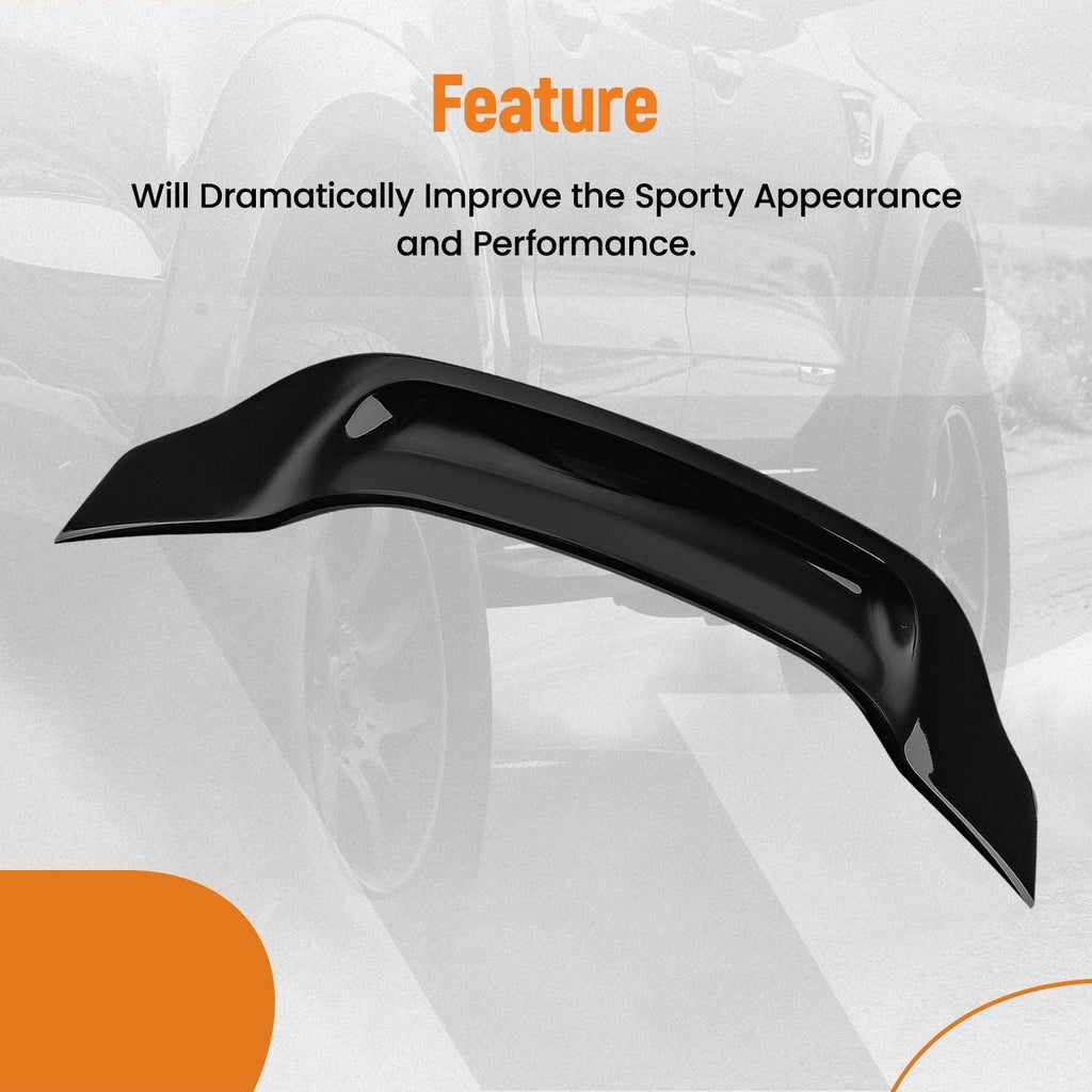 Trunk Wing Spoiler Lip for Toyota Corolla (2020-2024) Gloss Black ABS