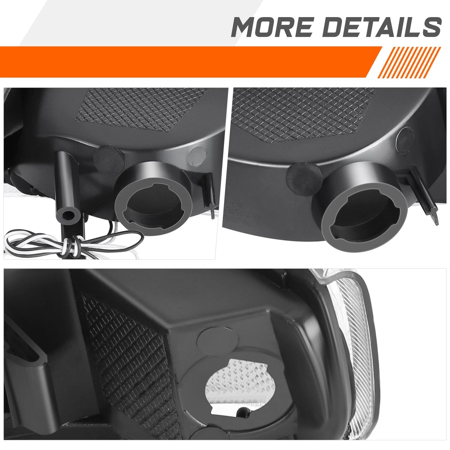 3D LED Bar Projector Headlights for Ford F-150/Mark LT (2004–2008)