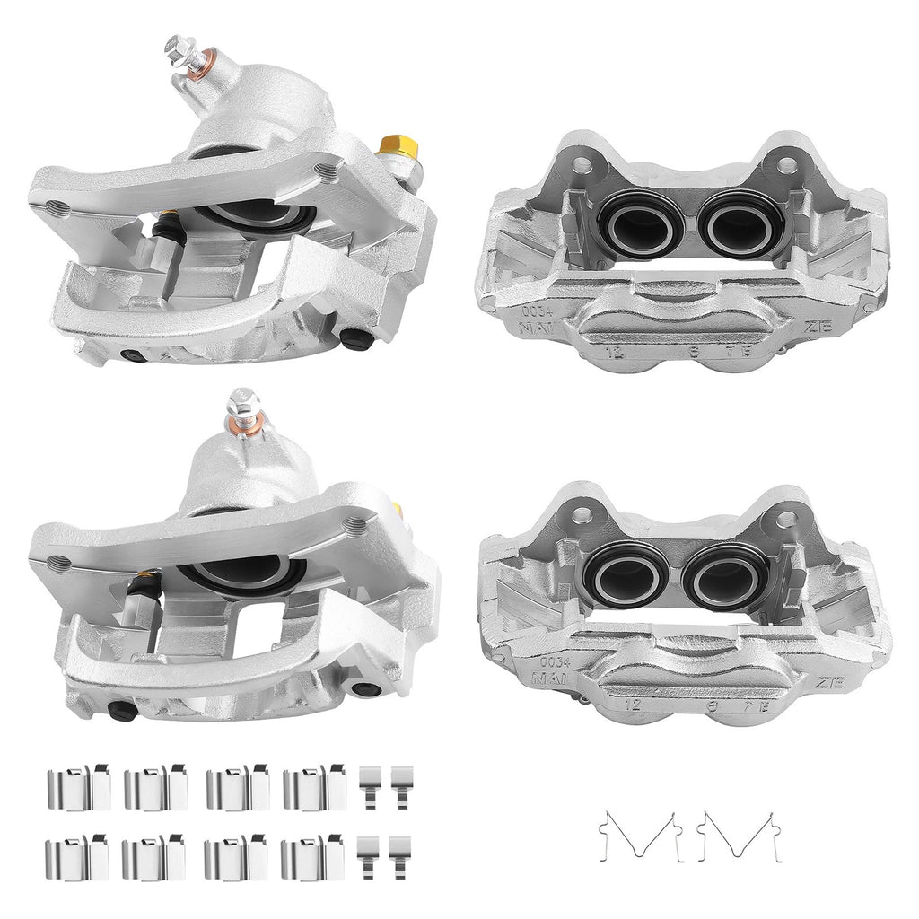 Set of 4 Rear Front Brake Calipers for Toyota FJ Cruiser 4Runner (2007–2021) 19B2726 19B2727 19-2985