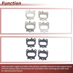 Set of 4 Exhaust Manifold Header Gaskets for Mitsubishi Pajero (1999–2006) No.ME203114